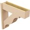Ekena Millwork 7 1/2-in W x 26-in D x 26-in H Funston Block Rough Cedar Woodgrain TimberThane Outlooker, Primed Tan OUTUR075X26X26FST44RCPR - alternate 6